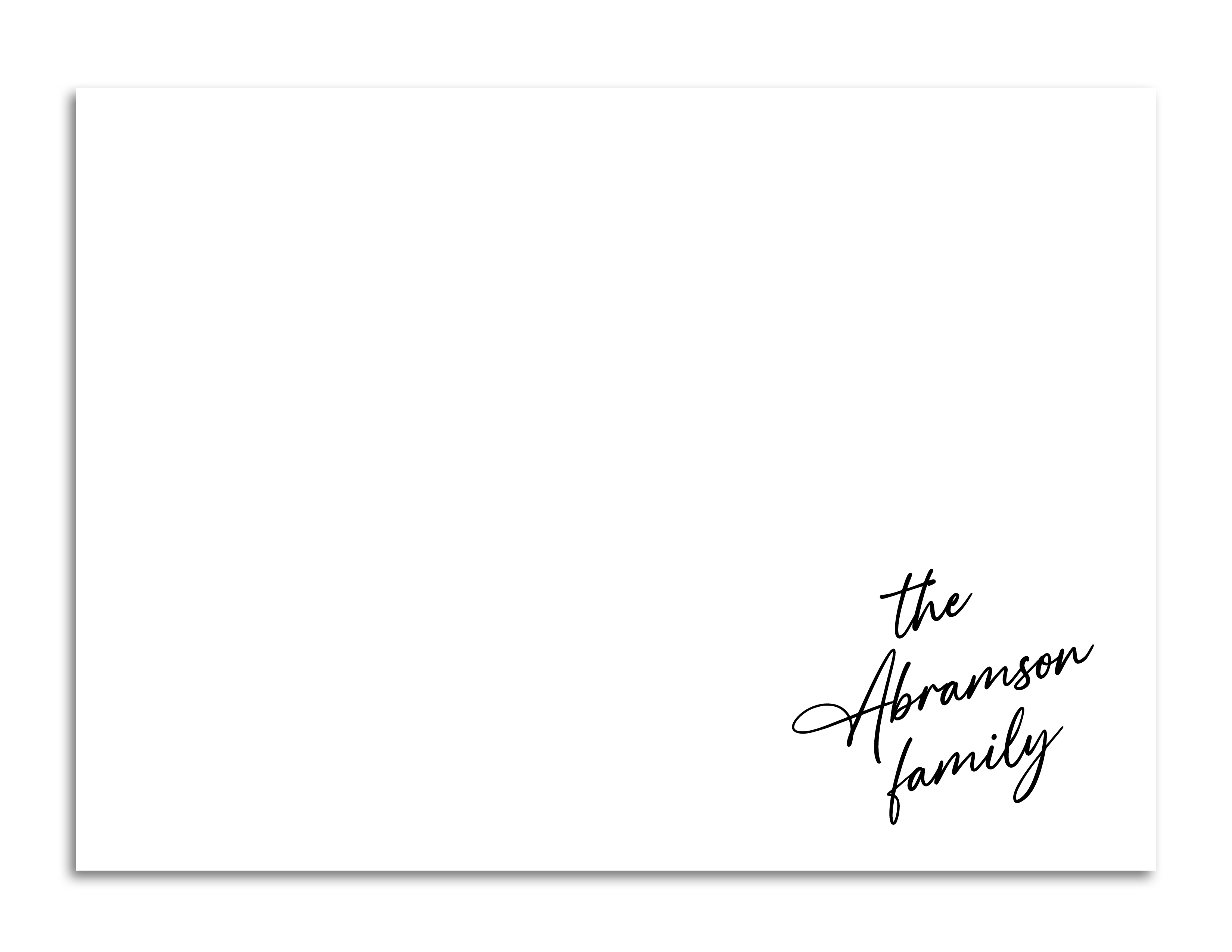 Stationery For The Family - Style 13