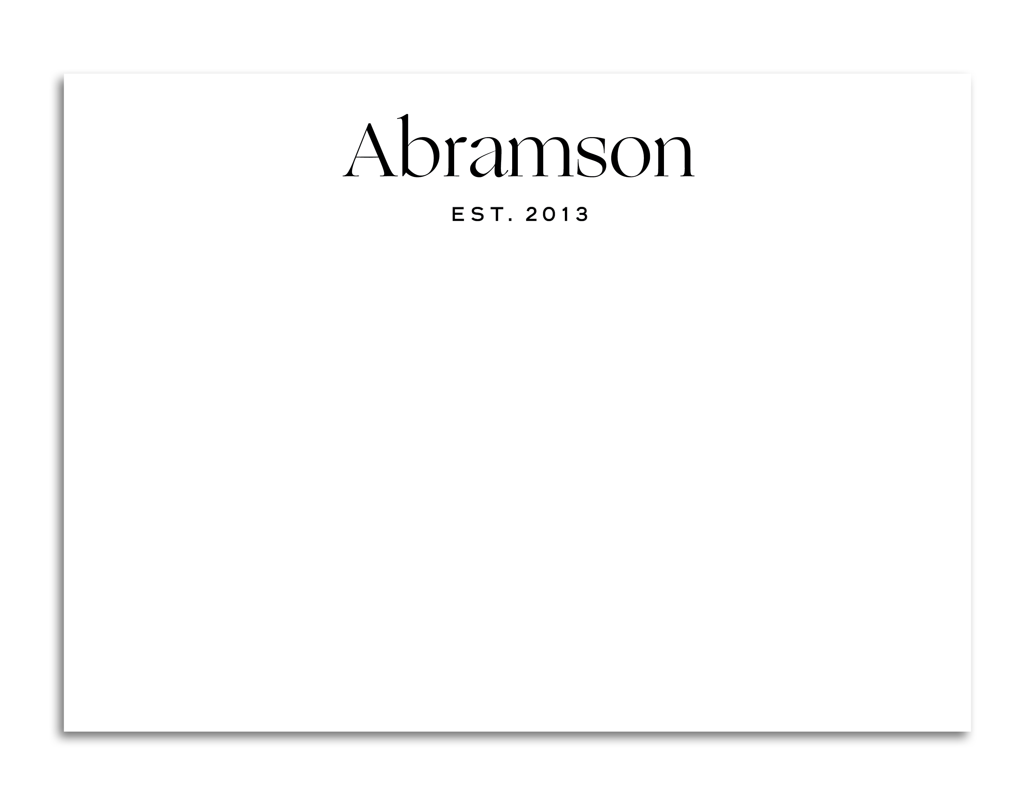 Stationery For The Family - Style 10