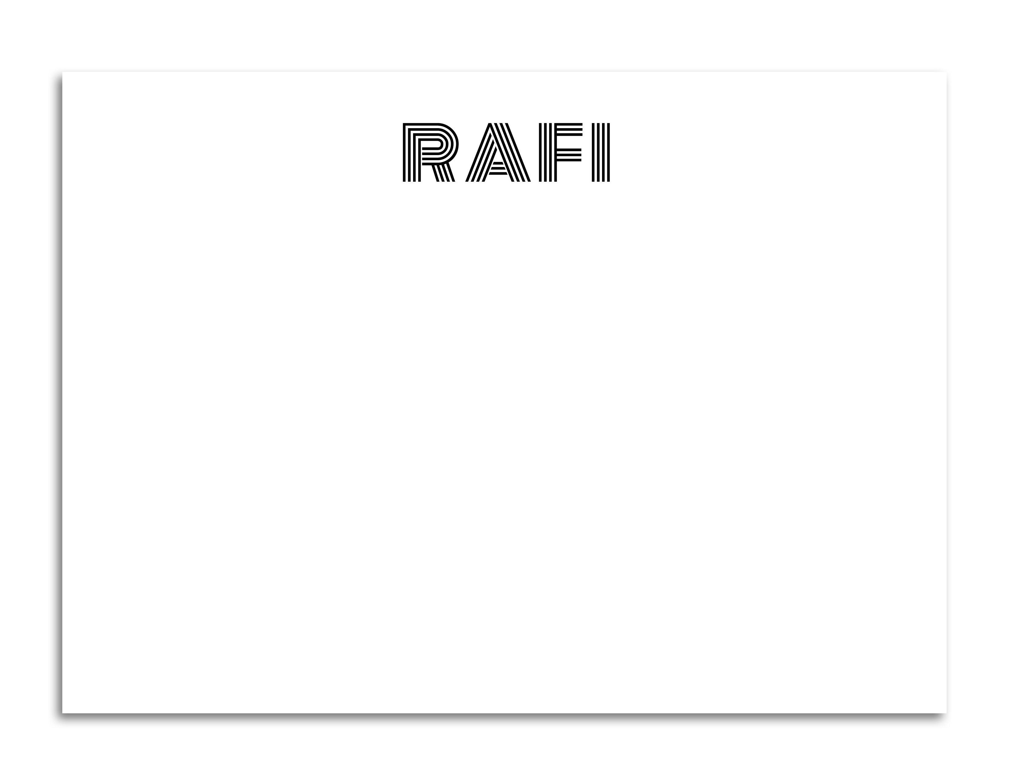 Stationery For Him - Style 12