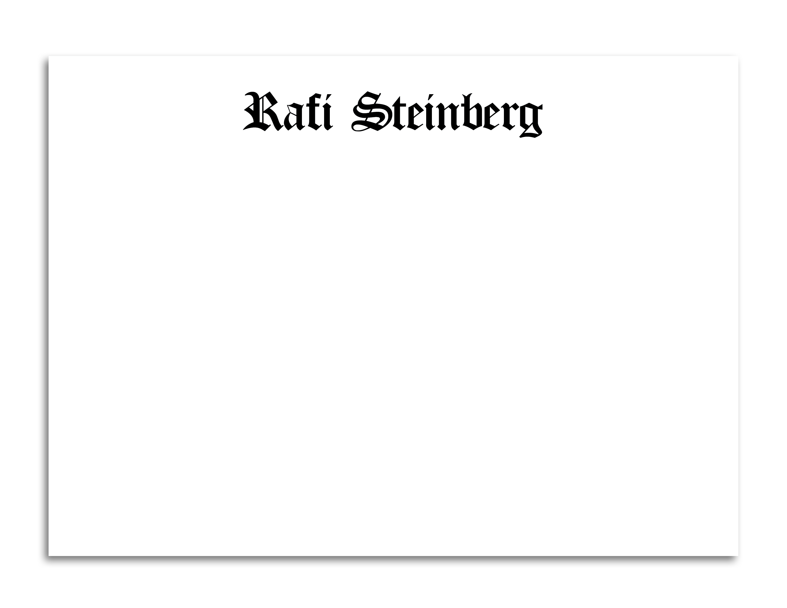 Stationery For Him - Style 13