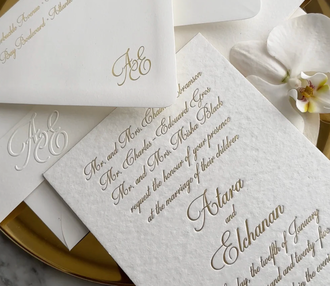 Token Paperie | Jewish Wedding Invitations