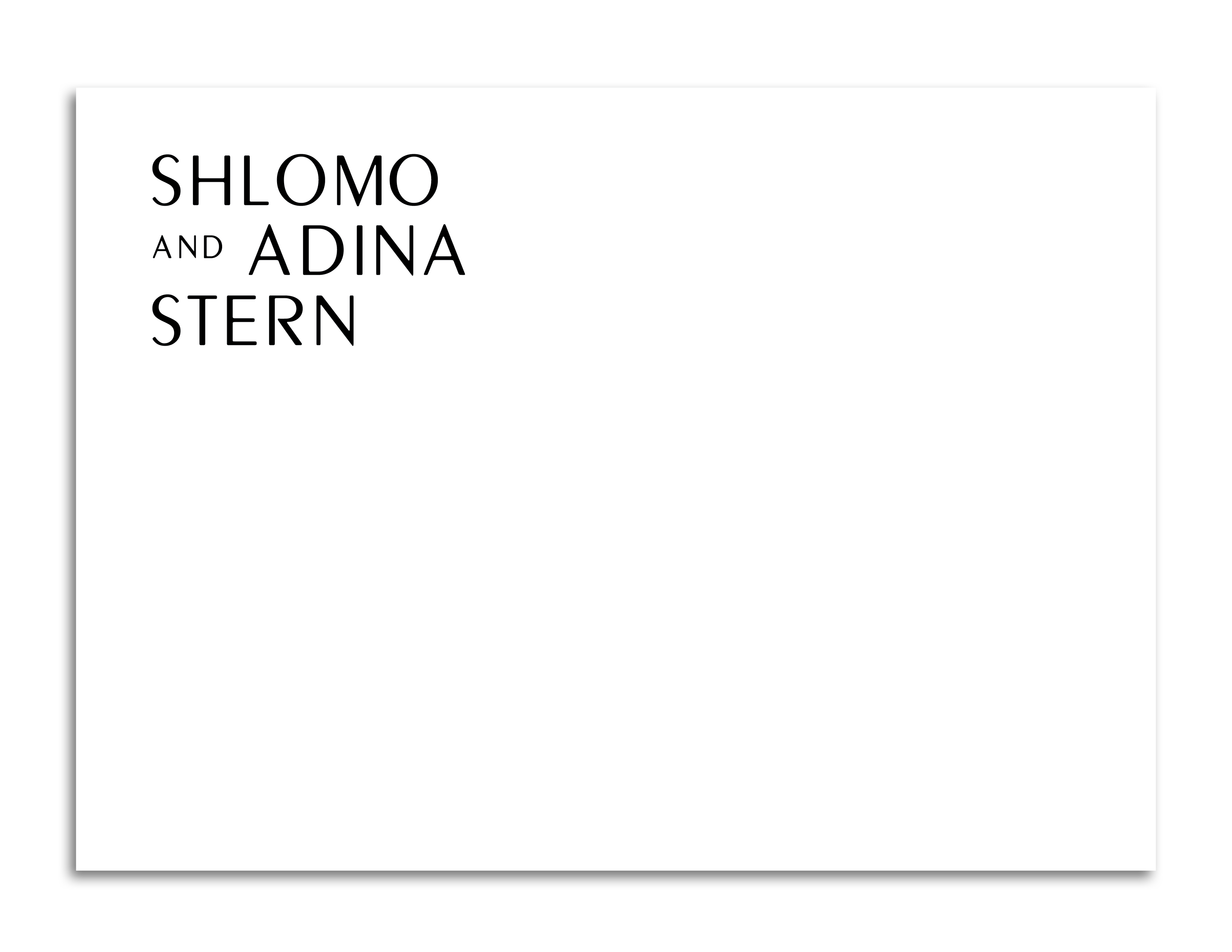 Stationery For Couples - Style 20